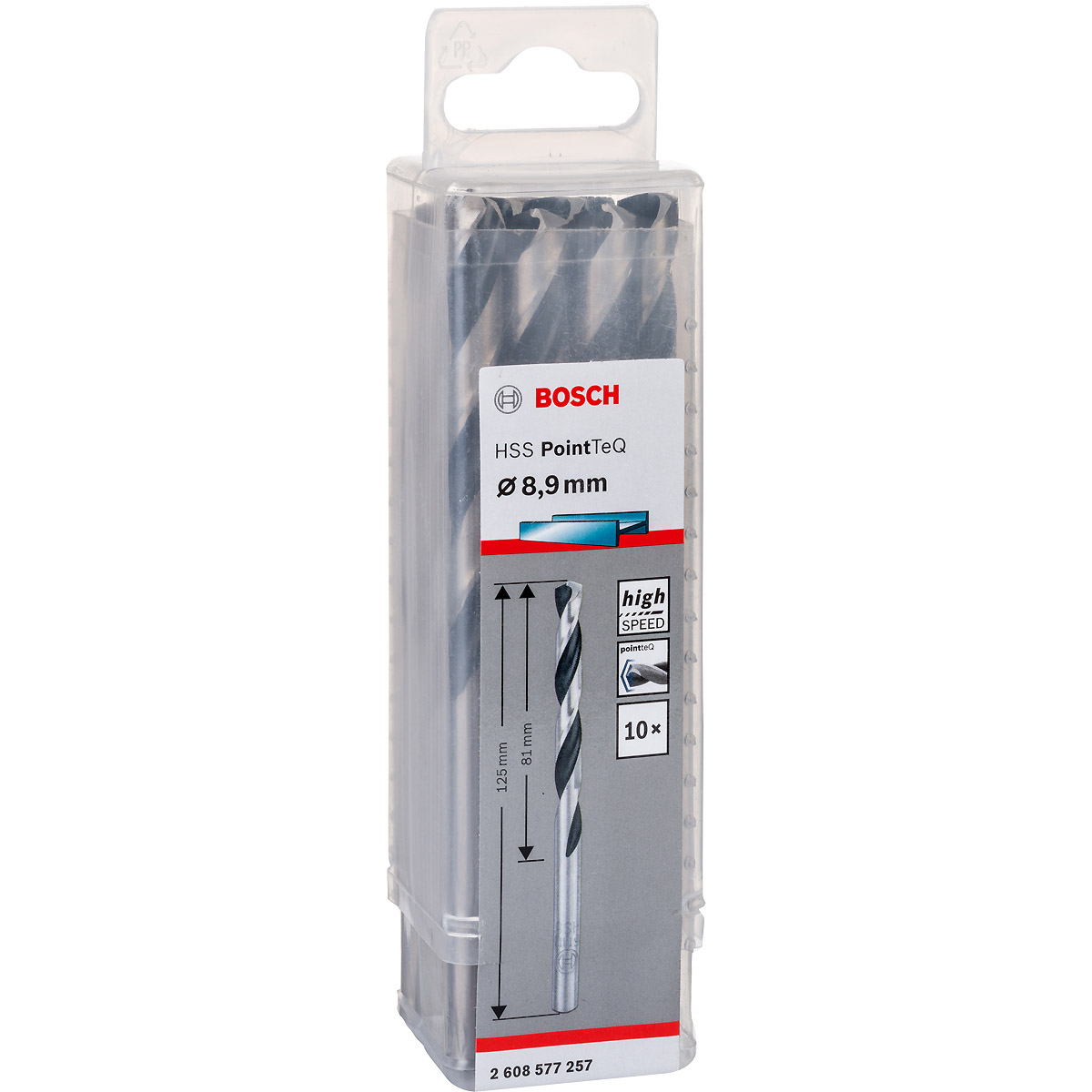 Bosch Metallspiralbohrer HSS PointTeQ, DIN 338
