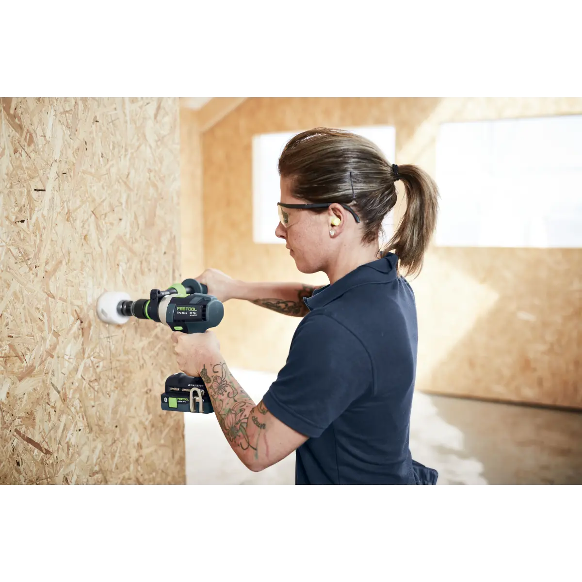 Festool Schrauber- und Bohrer-Set TID 18 Basic-Set TPC 18/4