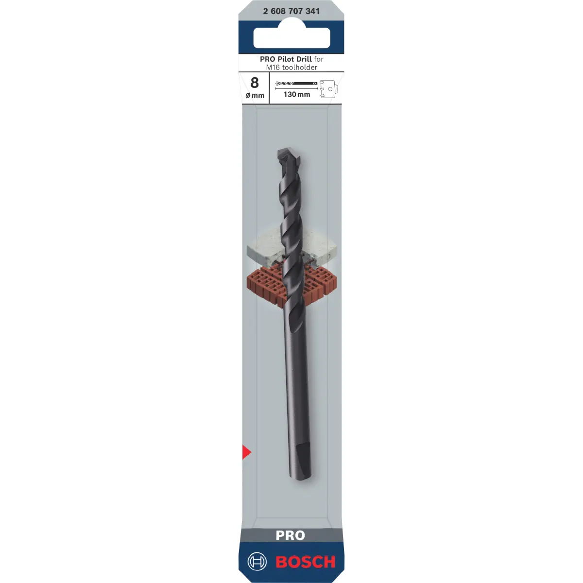 Bosch PRO Zentrierbohrer für Bohrkronen, 8 x 120 mm