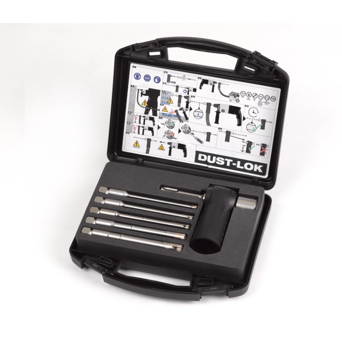 Milwaukee Absaugbohrer SDS-Plus DUST-LOK Set 6-teilig