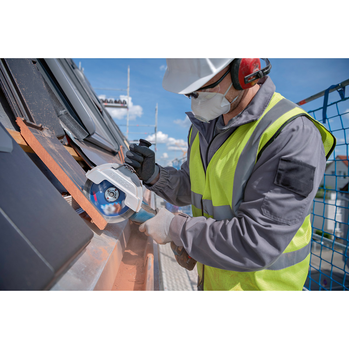 Bosch Akku-Winkelschleifer GWS 18V-180 PC