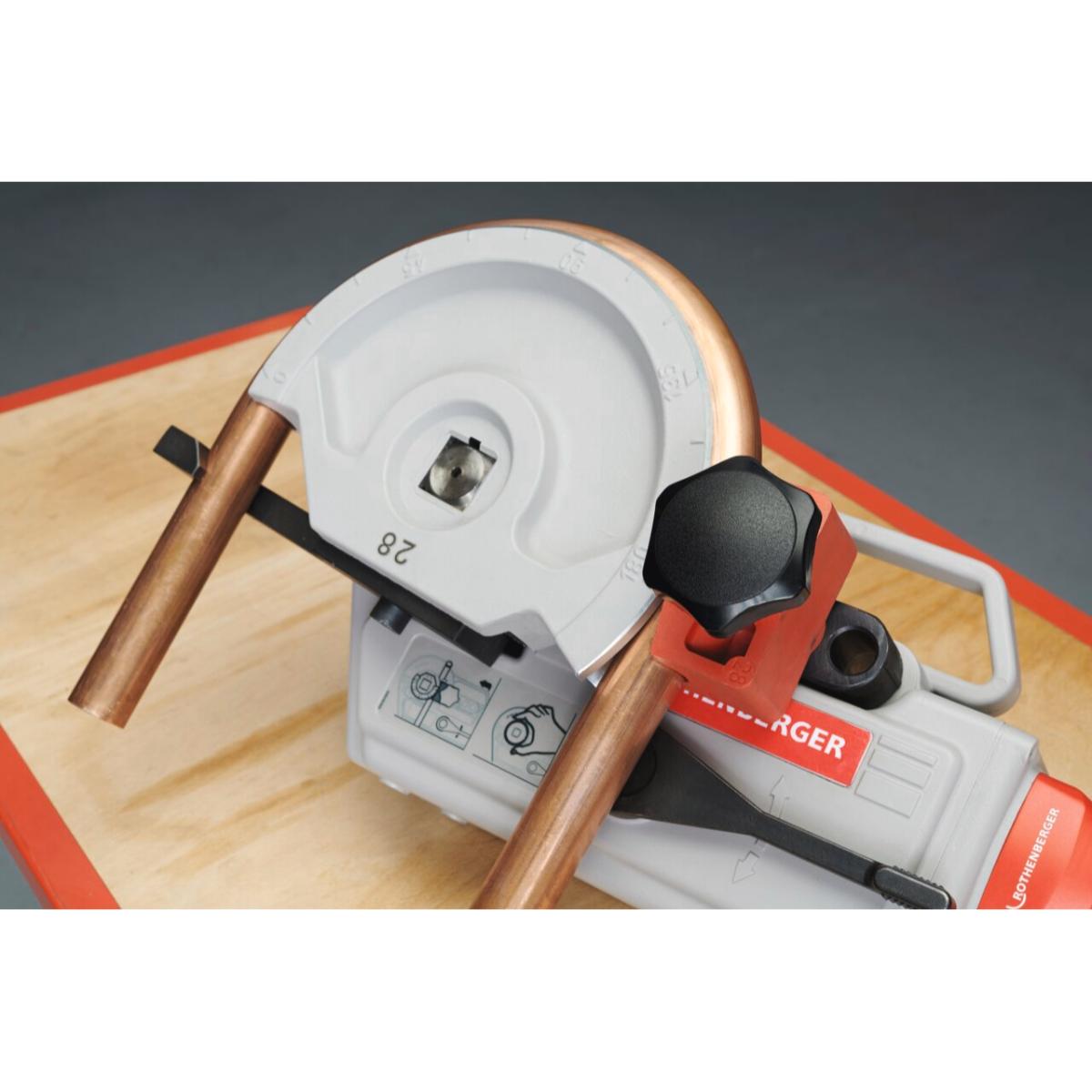 Rothenberger Akku - Biegemaschine ROBEND4000 E 4AhSet, 1/2 - 5/8 - 3/4 - 7/8 - 11/8