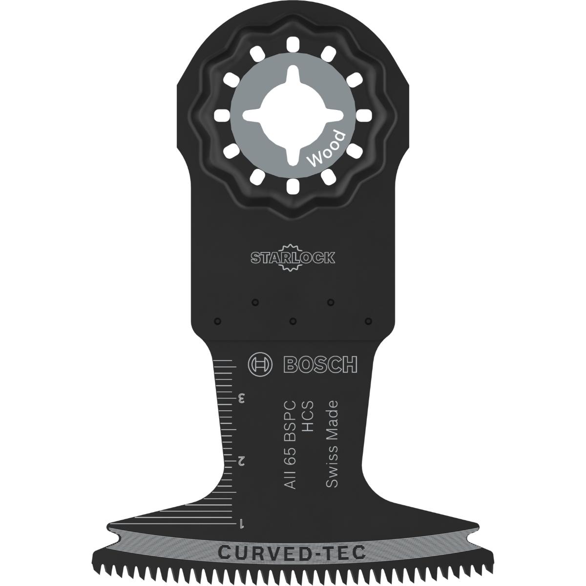 Bosch AII 65 BSPC Holz Tauchsägeblatt, Starlock, 65 x 40 mm, 1-Stück