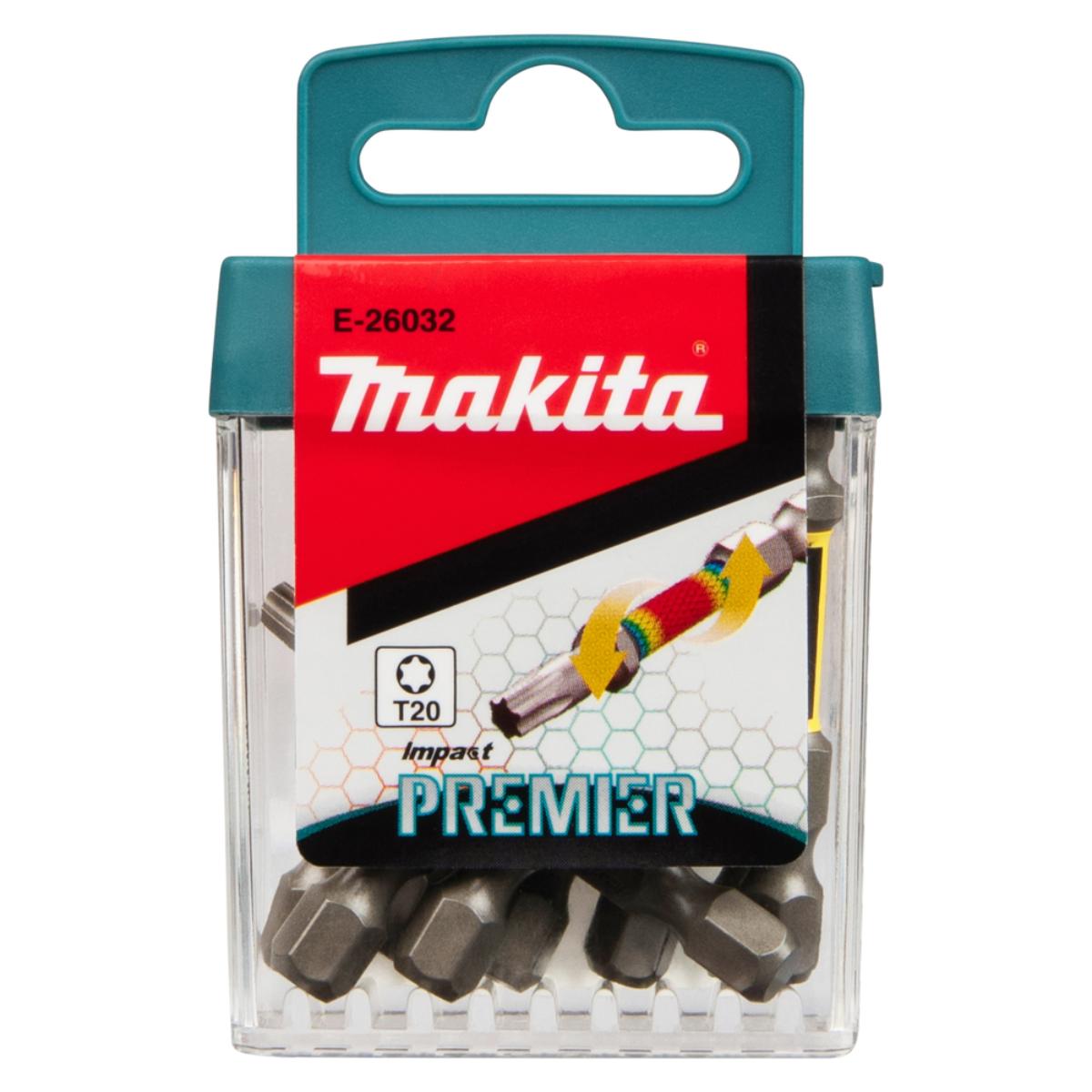 Makita Torsion Bit T20 Impact Premier 10 Stück