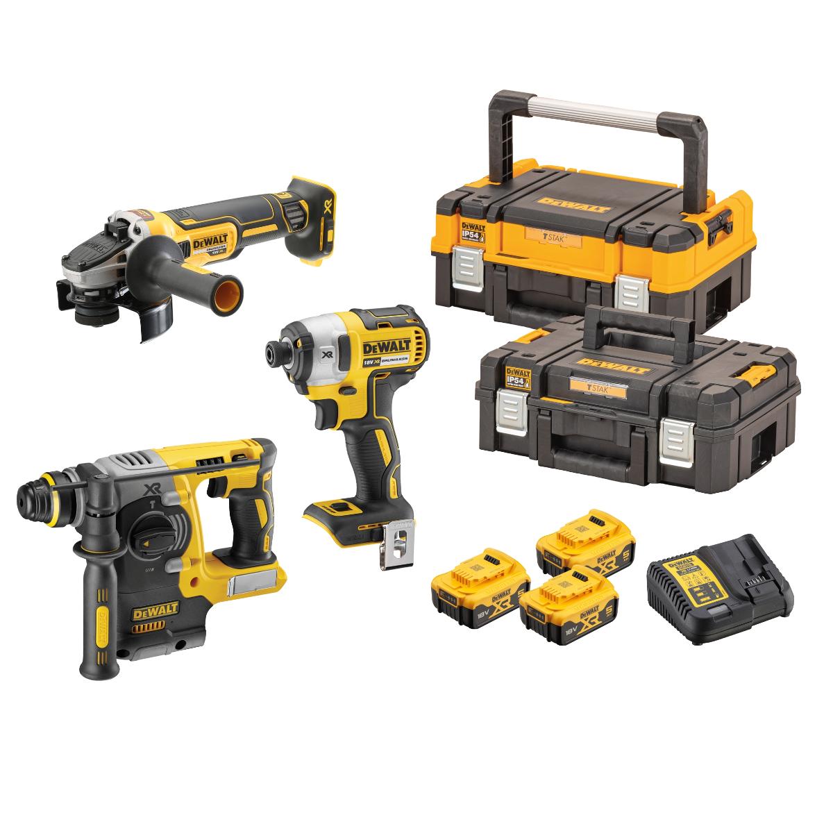 DEWALT Akku-Schlagschrauber-Set, 18V / 5Ah