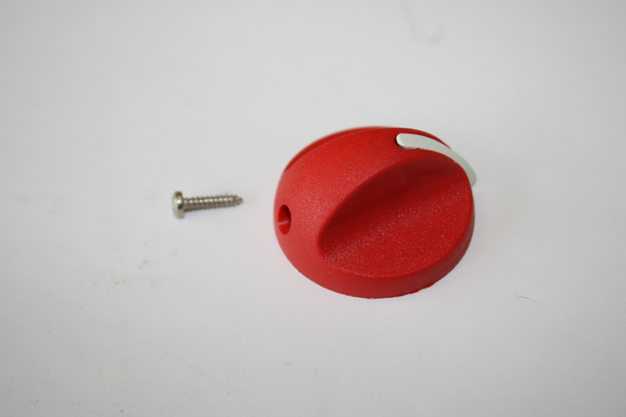 ELMAG Drehknopf d. 32 rot