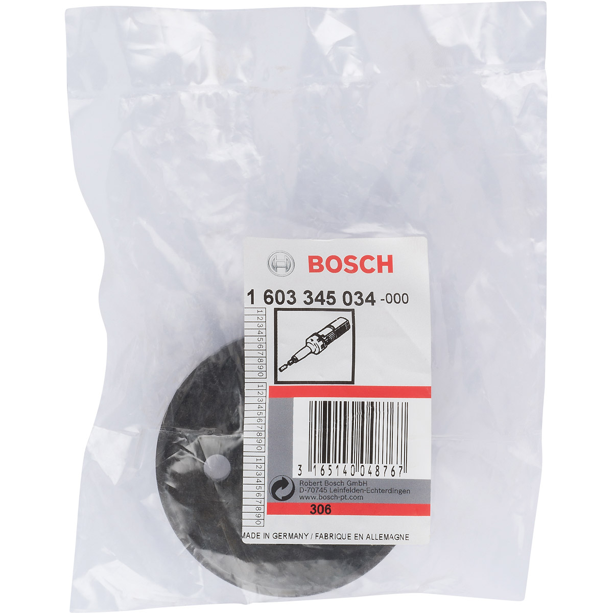 Bosch Rundmutter für ebene Scheiben
