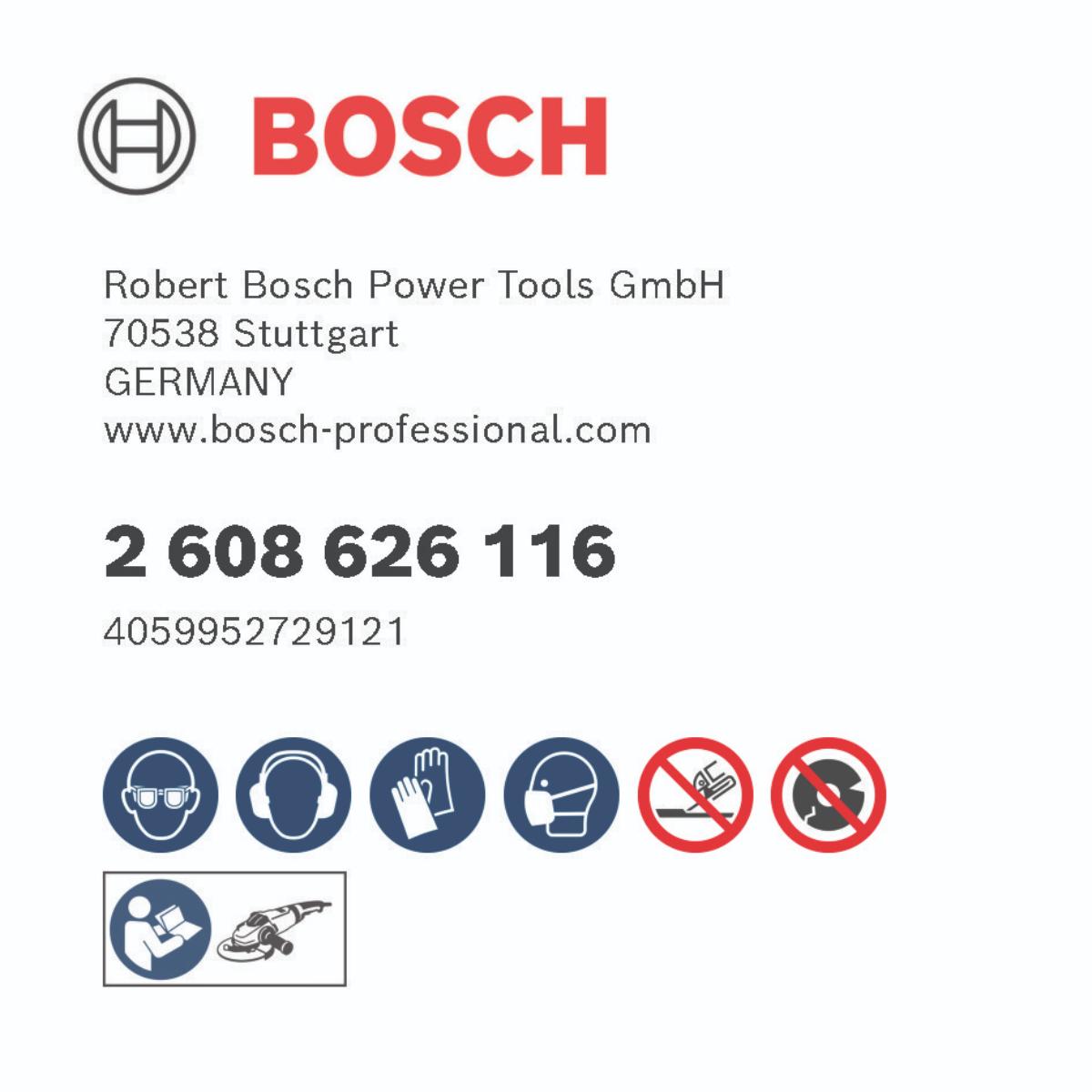 Bosch Standard for Metal Trennscheibe, 125 x 1 x 100, 100 Stück
