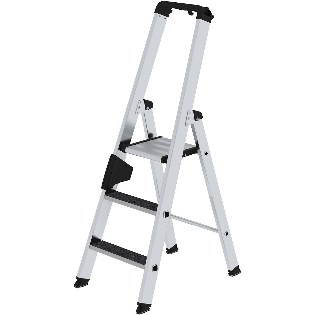 Munk Stufen-Stehleiter einseitig begehbar mit clip-step R13
