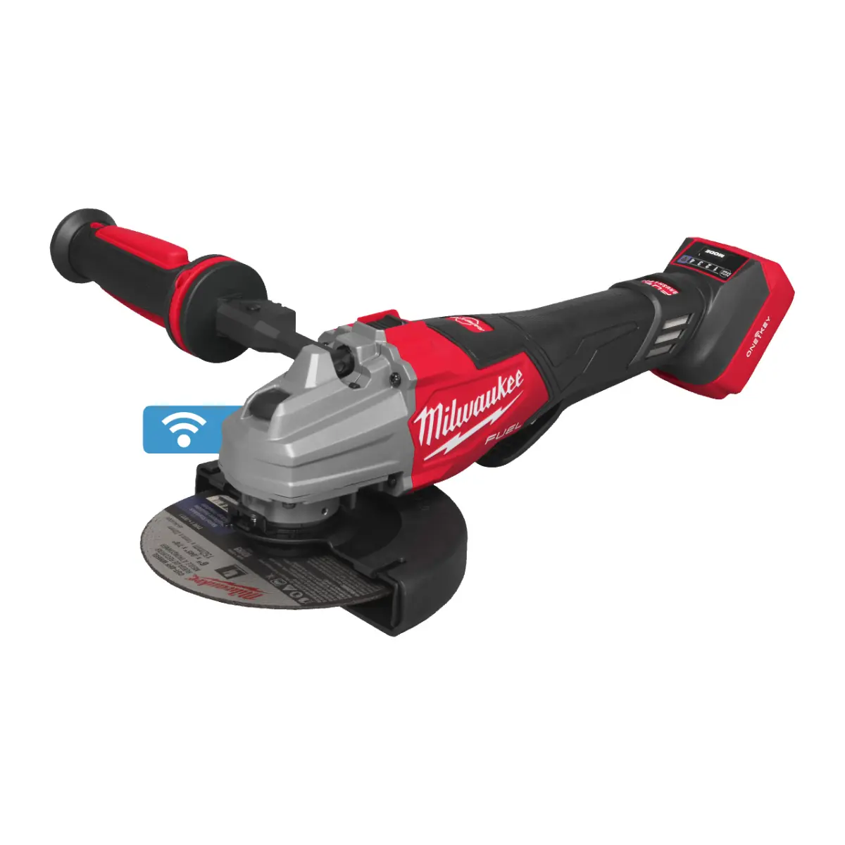 Milwaukee M18 FUEL ONE-KEY Akku-Sicherheitswinkelschleifer 125 mm mit Schiebeschalter M18FHSAGSVO125X-0X