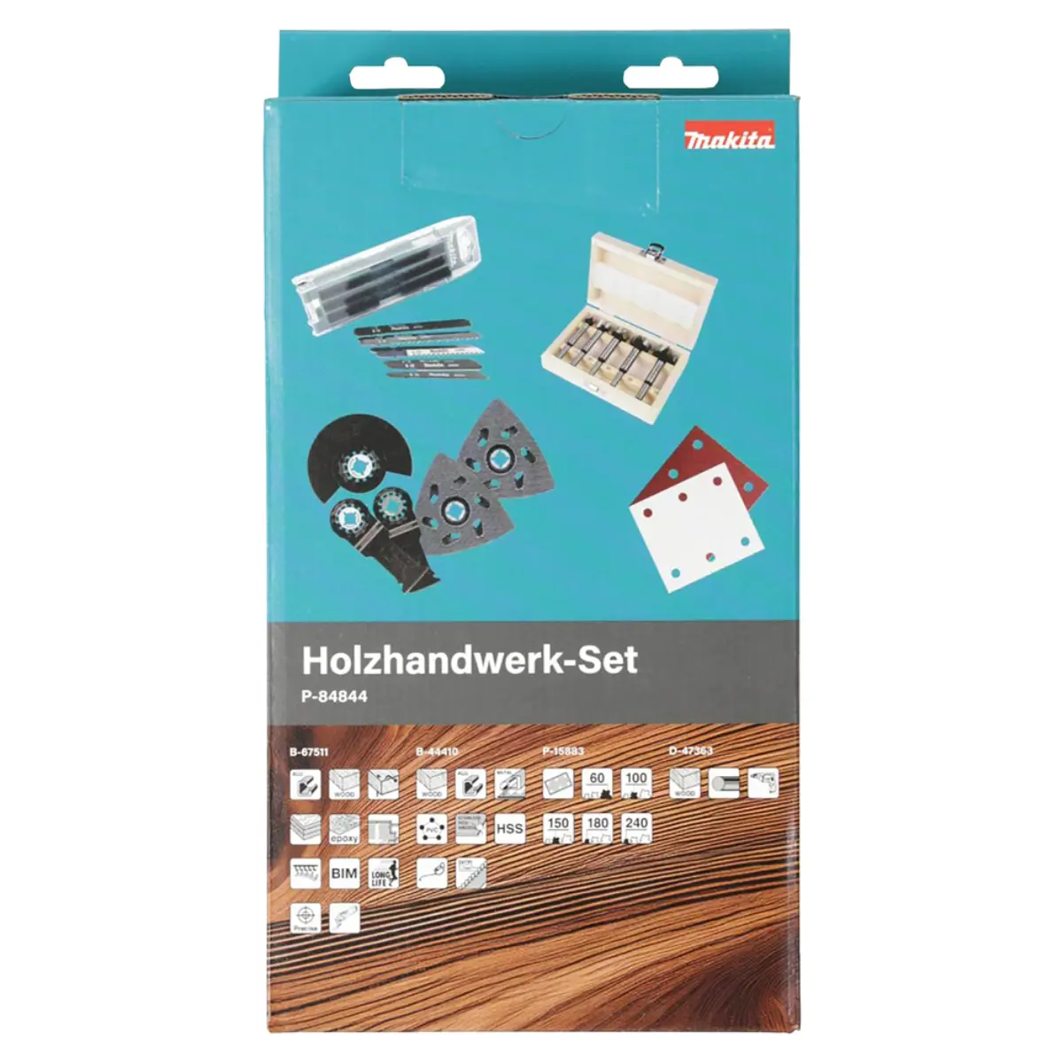 Makita Holzhandwerk-Set 30-tlg. - P-84844