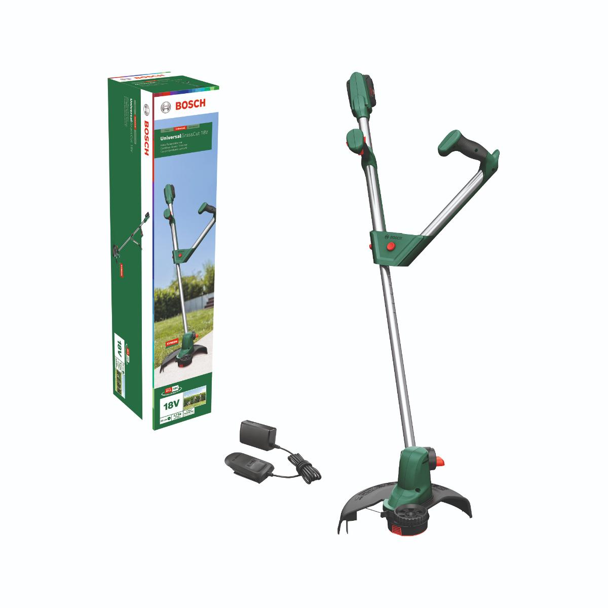 Bosch Akku-Rasentrimmer UniversalGrassCut 18V-26, 1 x Akku PBA 18V 2.5Ah