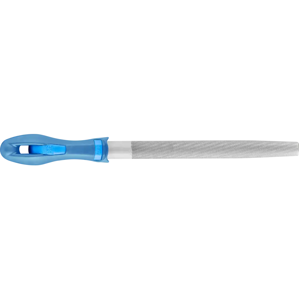 PFERD TOOLS Werkstattfeile mit Heft Halbrund-Spitz