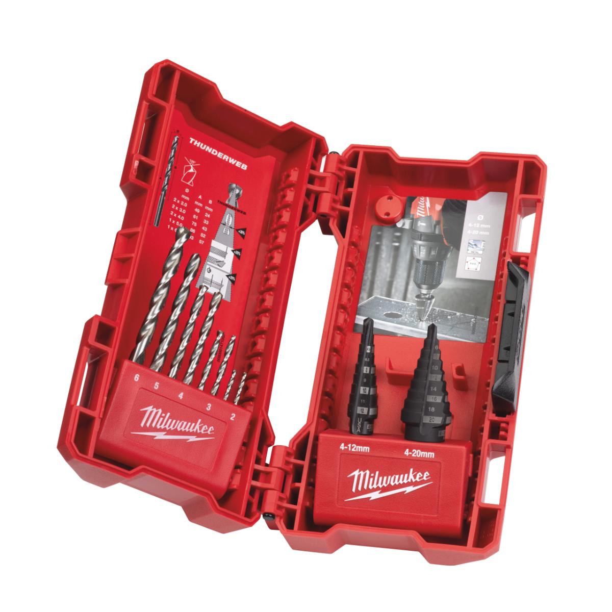 Milwaukee Stufenbohrer Set (10-teilig)