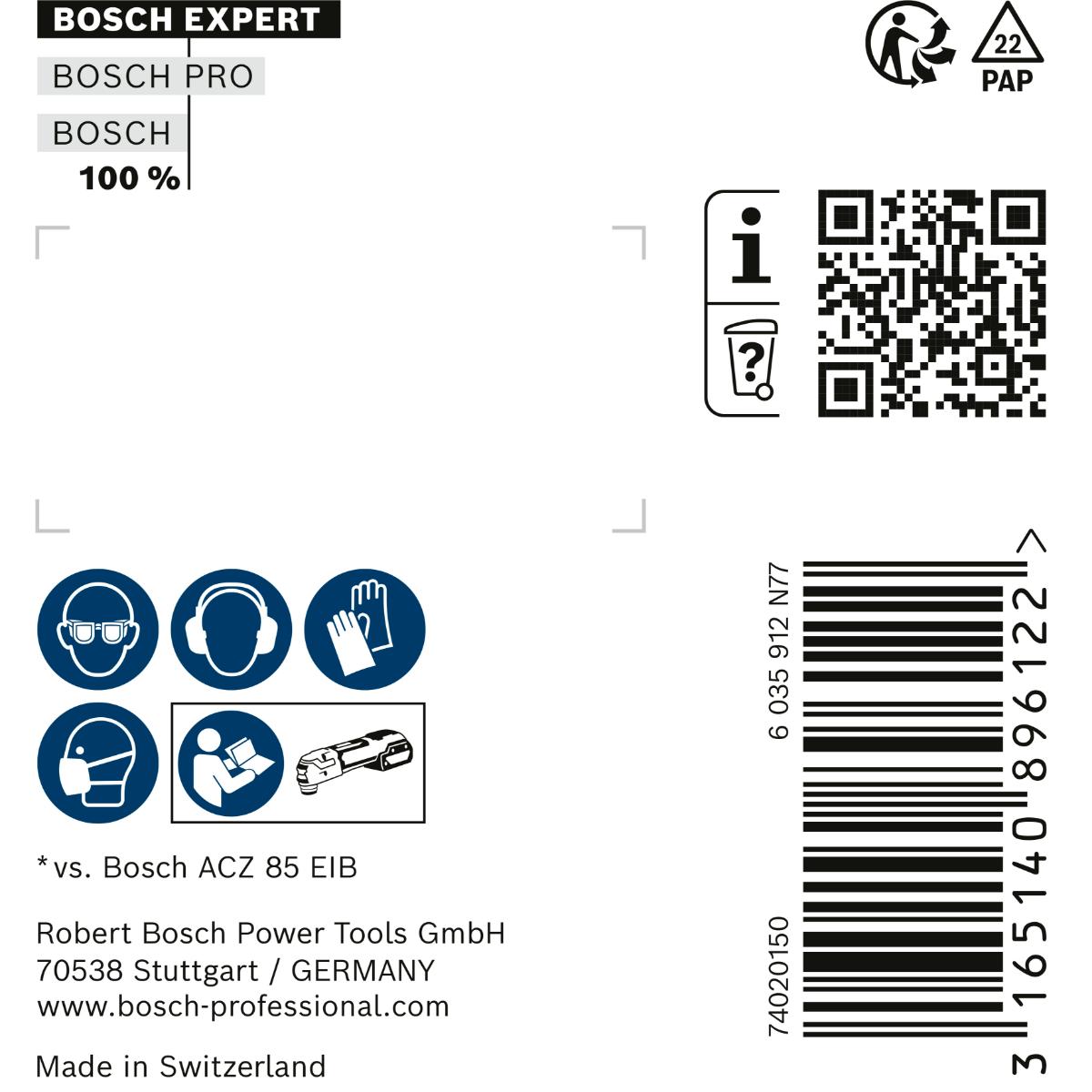 Bosch EXPERT Segmentsägeblatt MultiMa ACZ105ET 5St