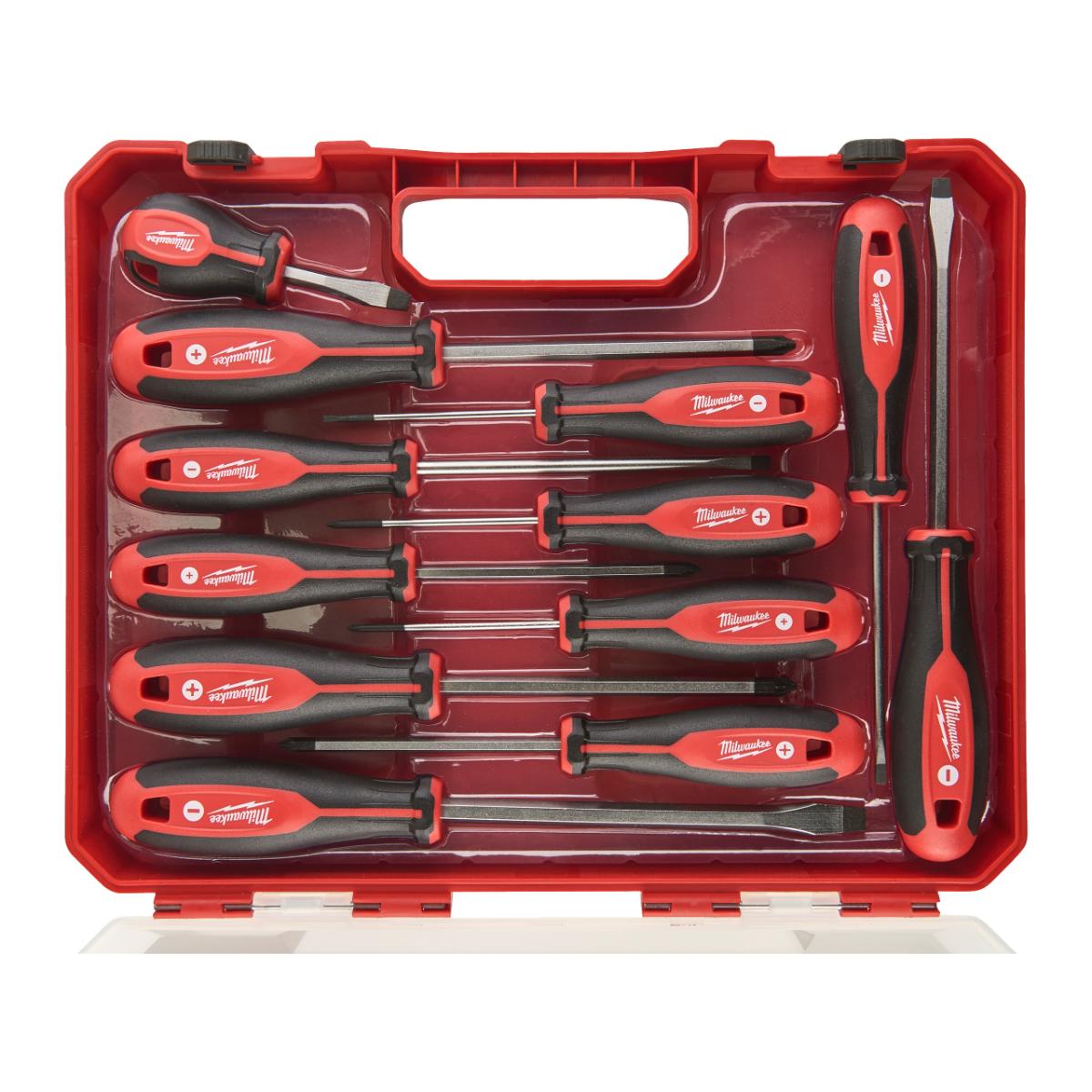Milwaukee - Tri-Lobe Schraubendr.Set PH/PZ/SL (12pc) - 4932472003 Milwaukee - Tri-Lobe Schraubendr.Set PH/PZ/SL (12pc) - 4932472003