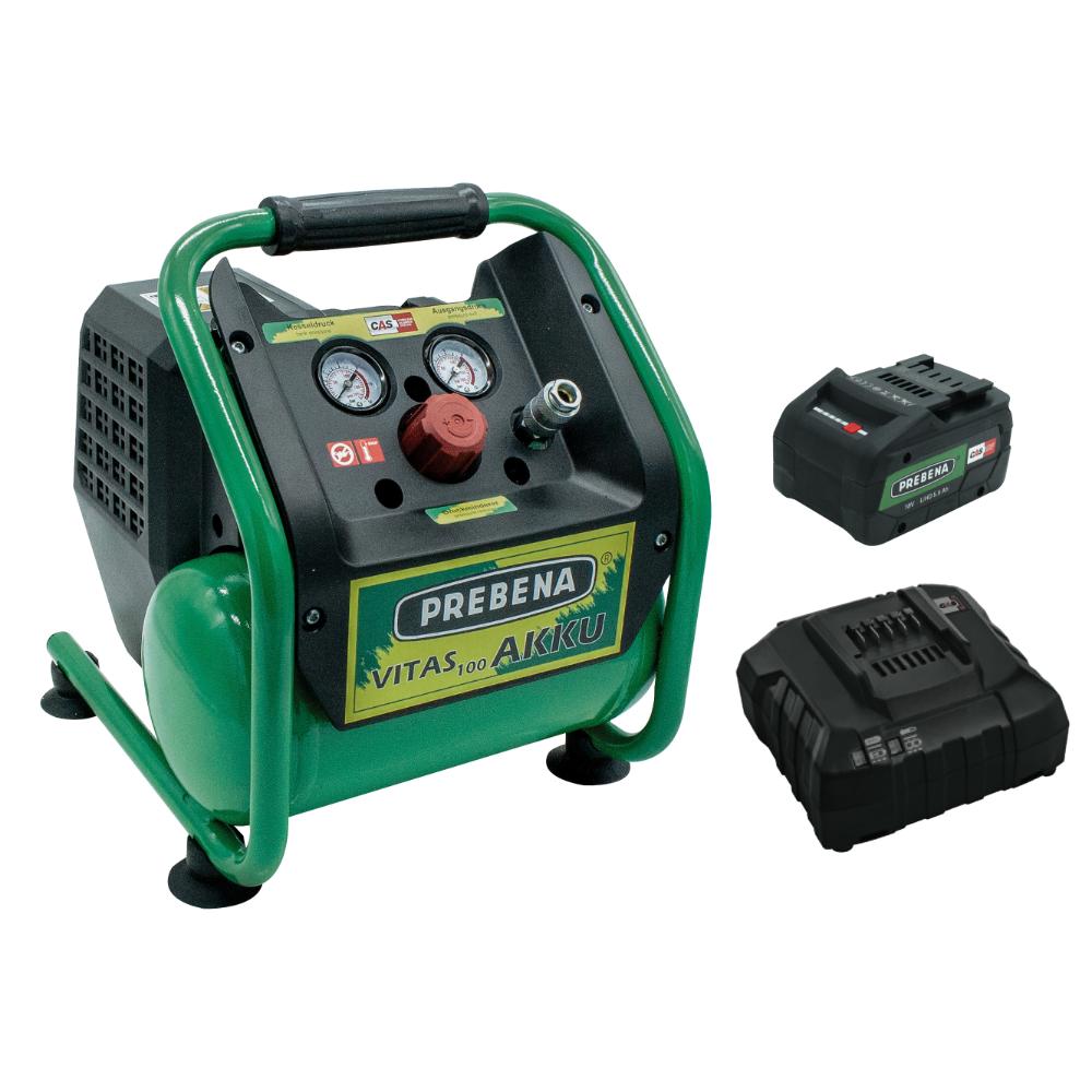 PREBENA VITAS 100-AKKU Kompressor+Akku18-5,5-LiHD+AKKU-STATION12-36