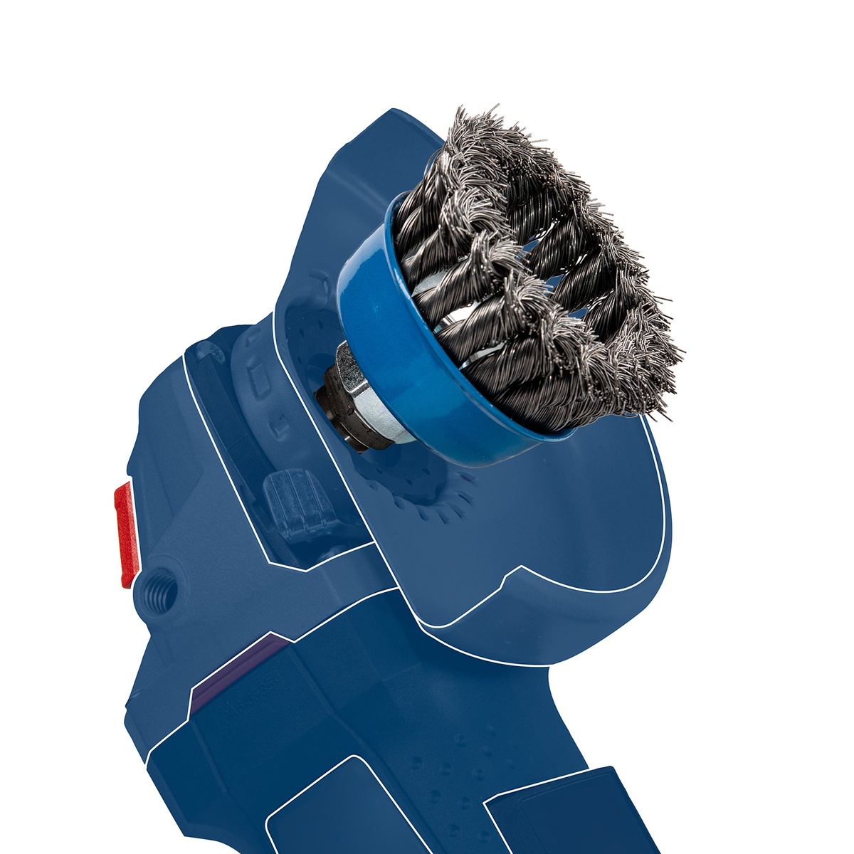 Bosch Metal clean Kegelbürste, 100 x 0,5 mm, M14, gewellt