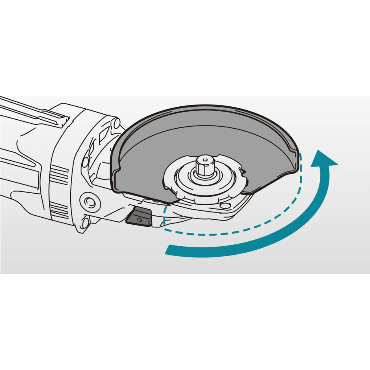 Makita Akku-Flachkopf-Winkelschleifer - GA056GZ