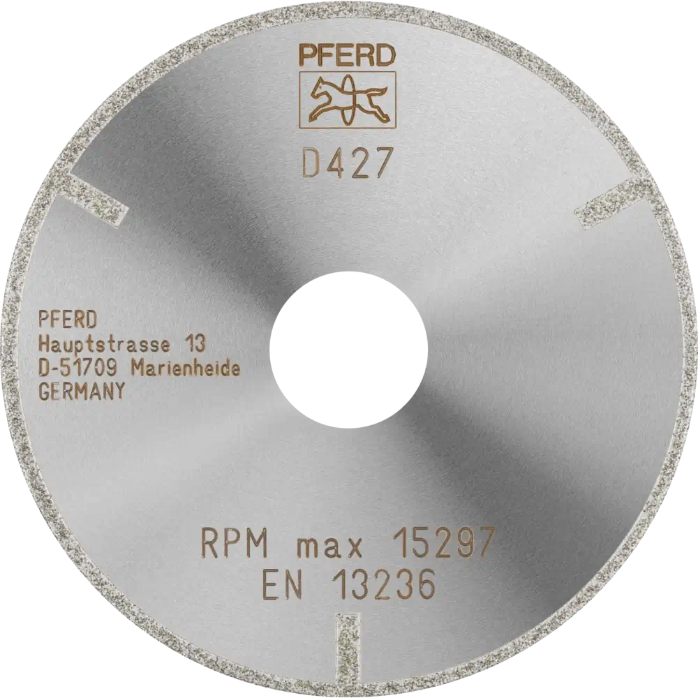 PFERD TOOLS Diamant-Trennscheibe D1A1R mit Schutzsegment für GFK/CFK