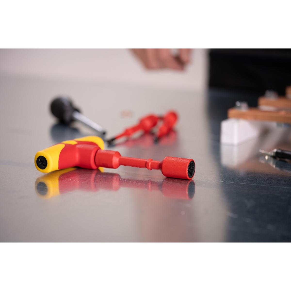 Wiha Drehmoment-Schraubendreher mit Quergriff TorqueVario -S T electric 5-14 Nm variabel einstellbare Drehmomentbegrenzung