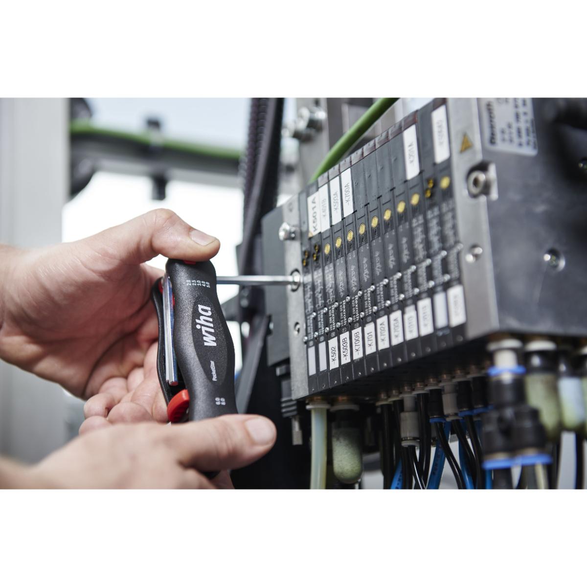 Wiha Multitool PocketStar Sechskant-Kugelkopf MagicRing 7-teilges Set