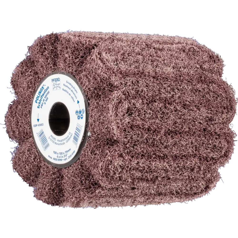 PFERD TOOLS POLINOX Vlies-Schleifwalze PNG