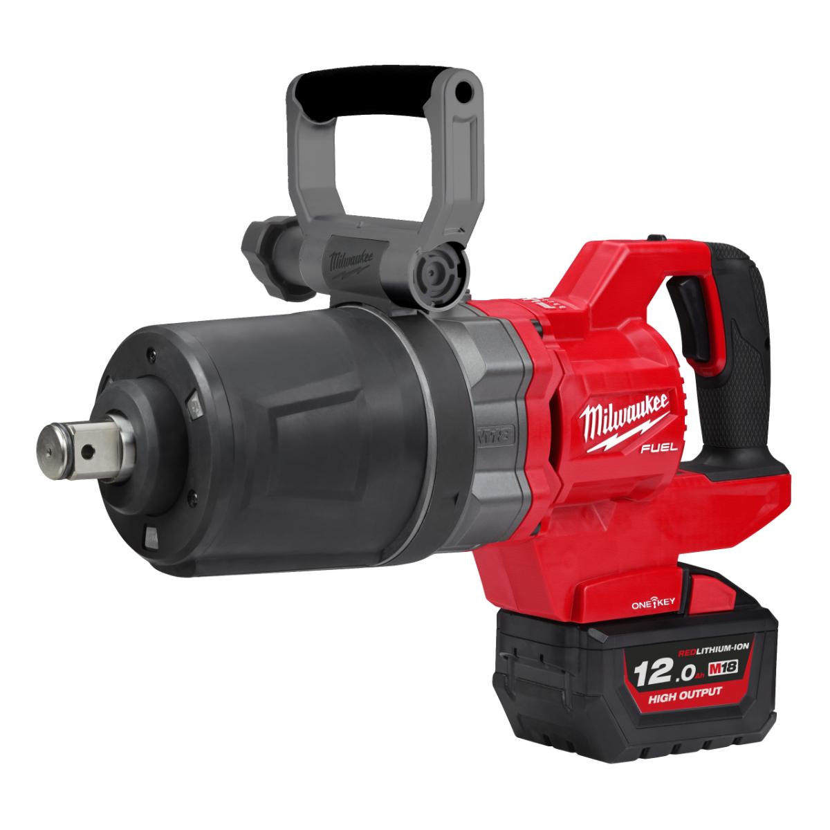 Milwaukee ONE KEY Akku-Schlagschrauber D-Griff 1" Vierkant Sprengring M18 ONEFHIWF1DS-121C