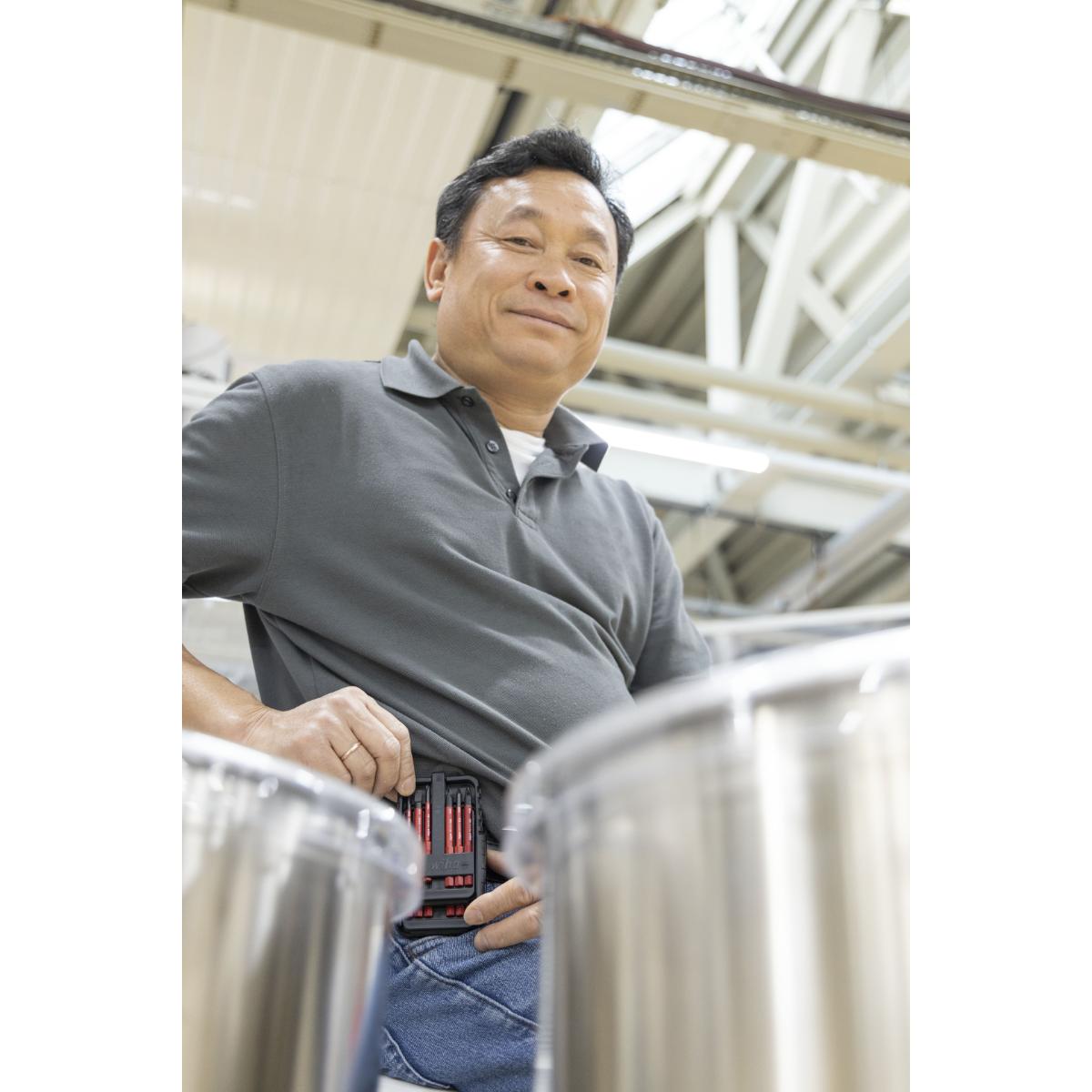 Wiha Bit Set slimBit electric TORX , TORX PLUS 12-teilges Set mit Gürtelhalter