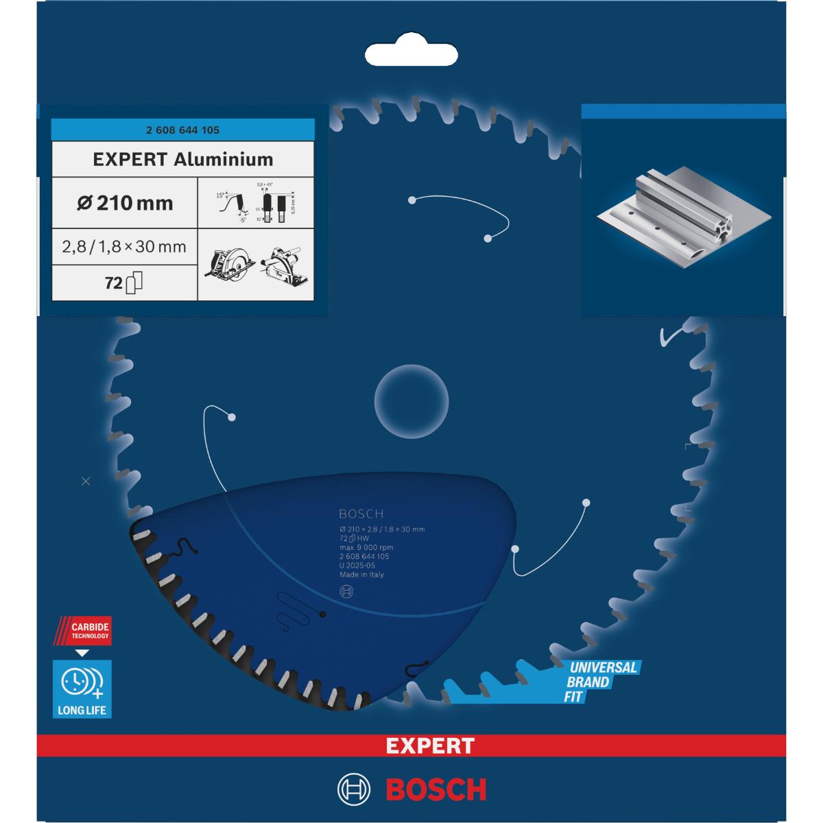 Bosch Kreissägeblatt Expert for Aluminium ø 210 mm