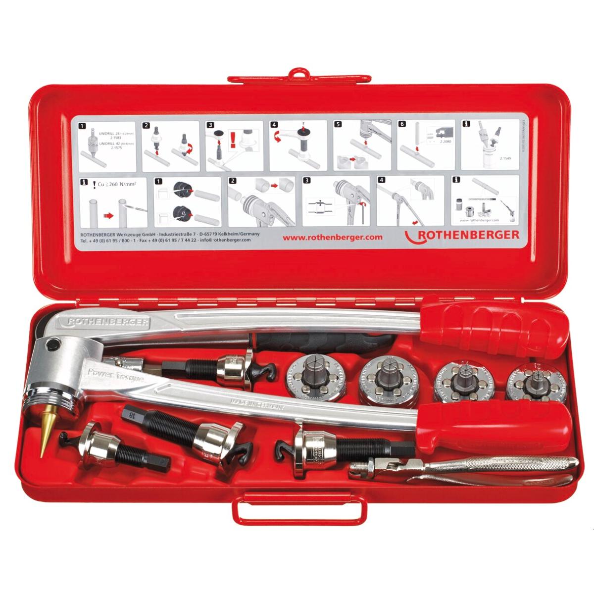 12601ro Rothenberger COMBI Kit, 12 - 15 - 18 - 22mm, ROLOCK Set