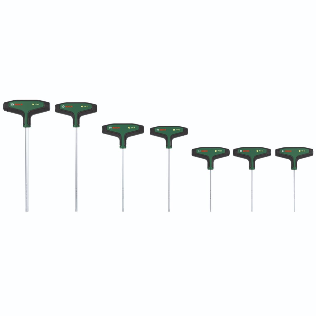 Bosch Torx-Schraubendreher mit T-Griff 7-teilig