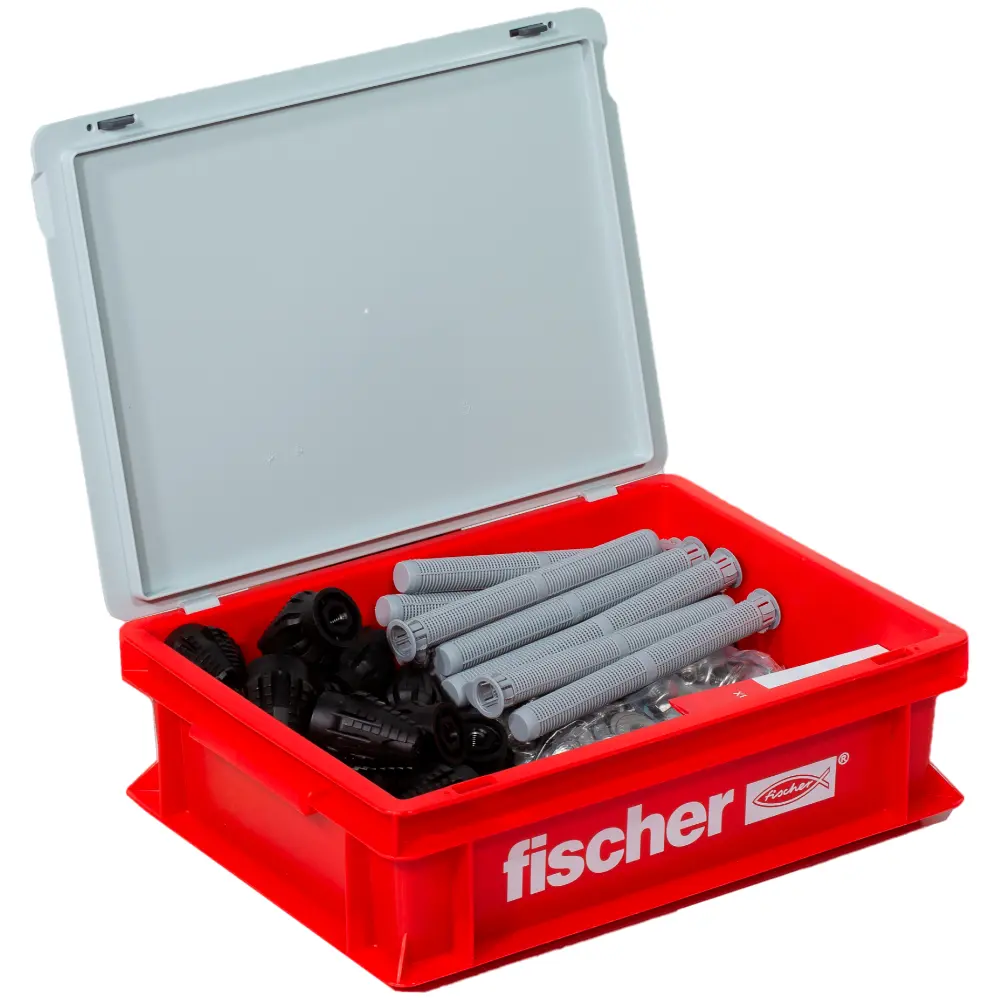 Fischer Aktion 2025 - Abstandsmontagesystem TherMax 12/110 M12 gvz HWK K Handwerkerkoffer klein