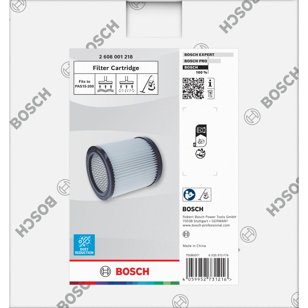 Bosch Kartuschenfilter F8 für Staubsauger