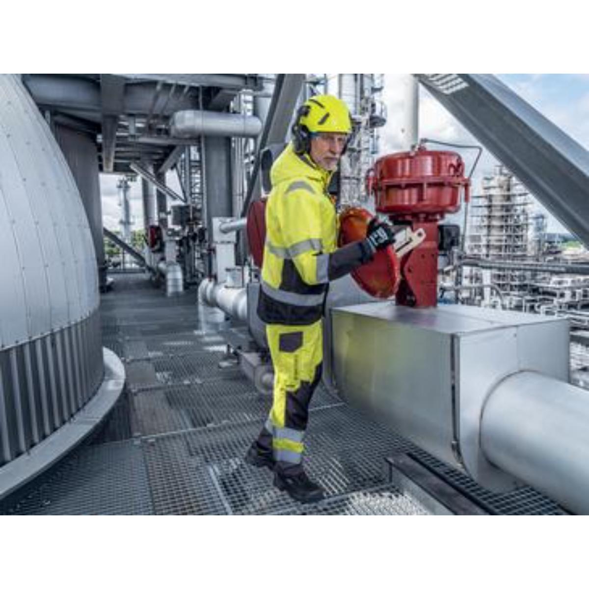 uvex pheos nxt Bügelbrille innen beschlagfrei, außen extrem kratzfest & chemikalienbeständig anthrazit/blau