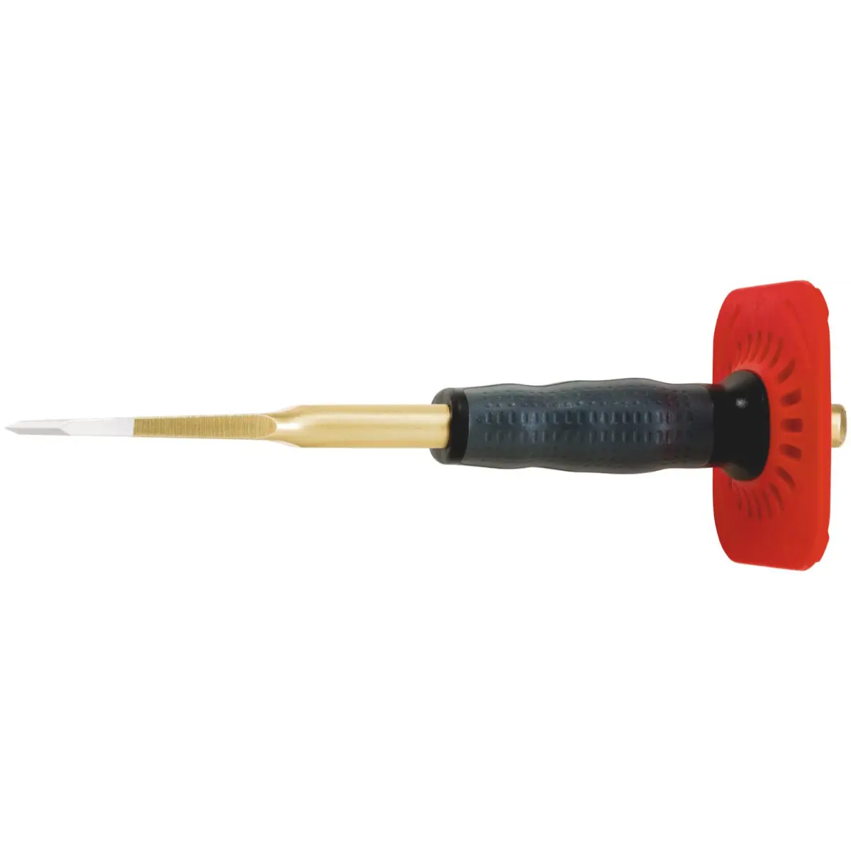Rennsteig Elektrikerschlitzmeißel mit Handschutz 33 x 250 mm, lackiert