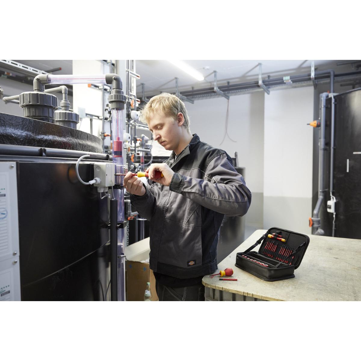 Wiha Werkzeug Set slimVario electric gemischt 32-teilges Set mit Funktionstasche