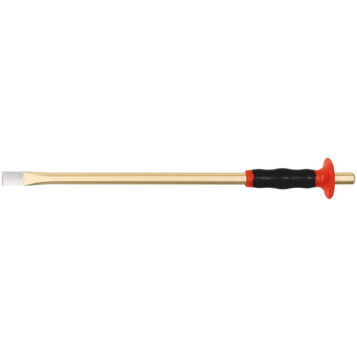 Rennsteig Elektrikermeißel mit Handschutz 12 x 300 mm, 8-kant 10 mm, poliert