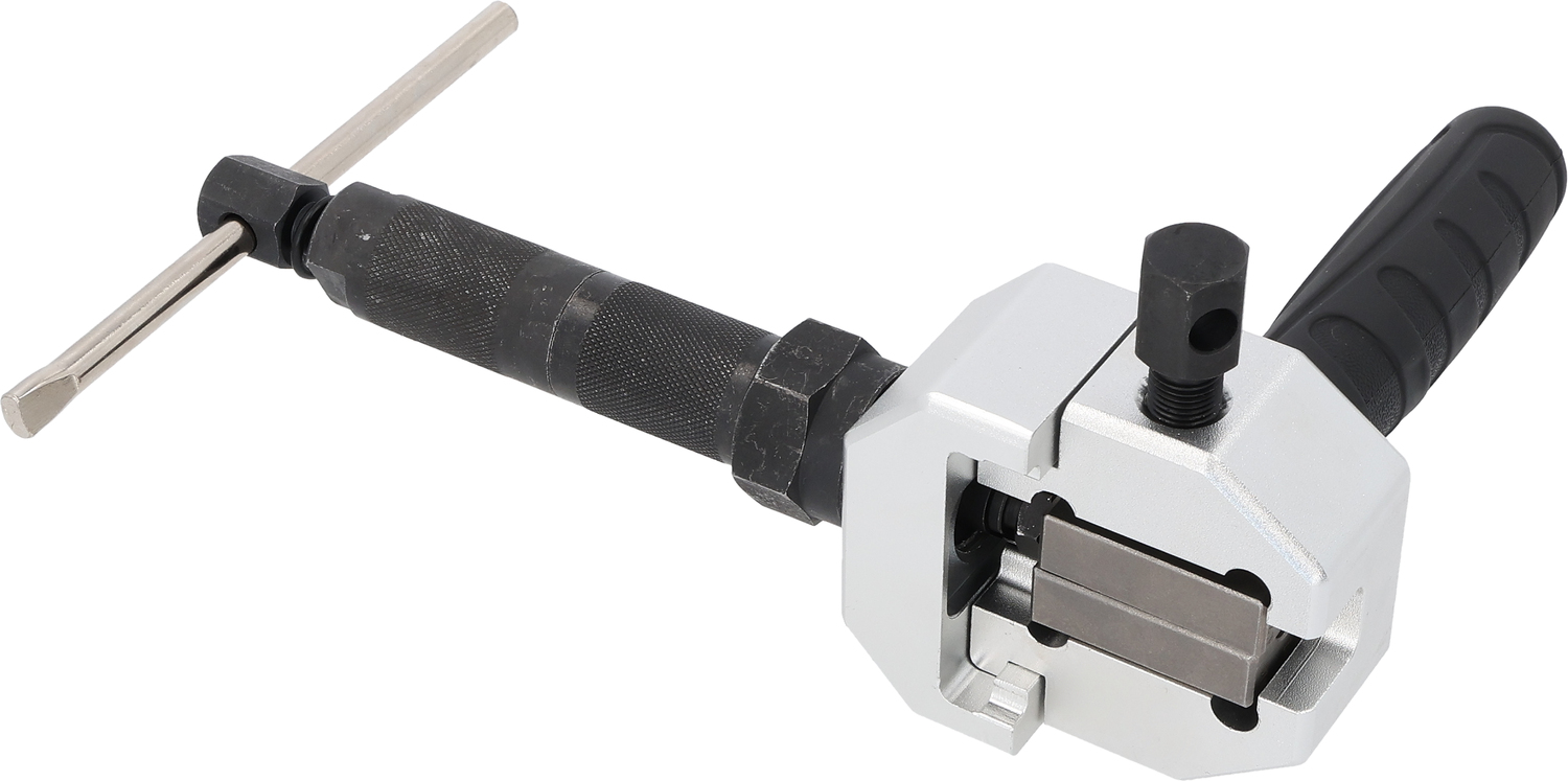 Brilliant Tools Universal-Bremsleitungs-Bördelgerät-Satz mit Hydraulik-Spindel, 16-teiliges Set