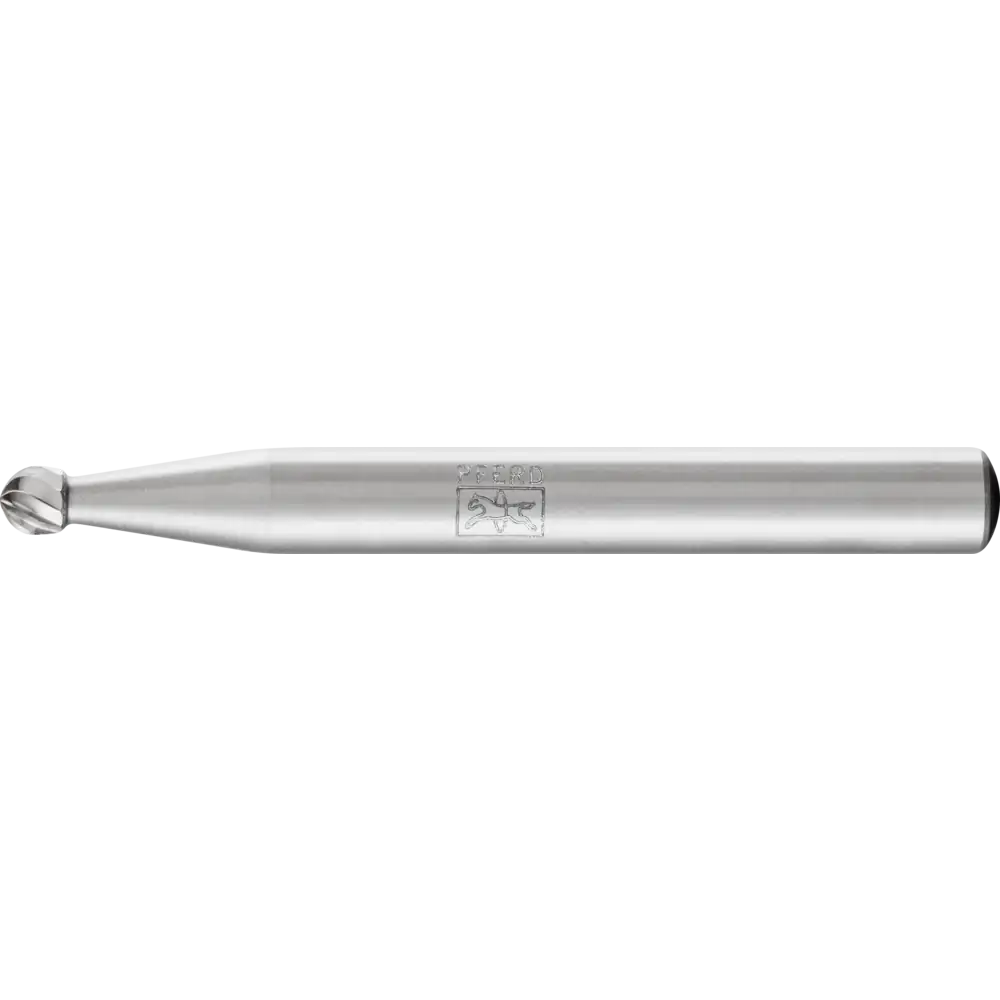 PFERD TOOLS HSS Frässtift Kugelform F Z 3 universal mittel fein Spanbrecher