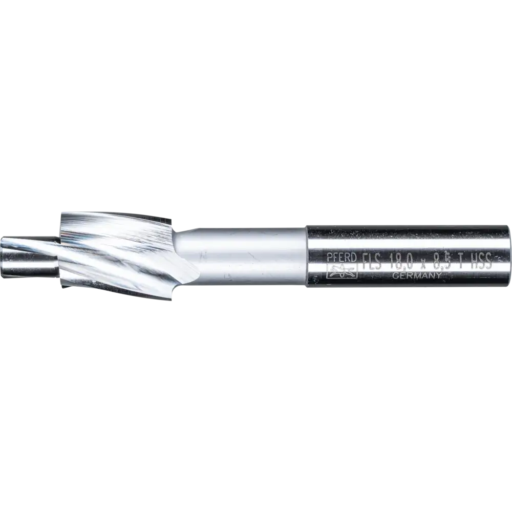 PFERD TOOLS HSS Flachsenker mit Führungszapfen DIN 373 für Gewindekernloch