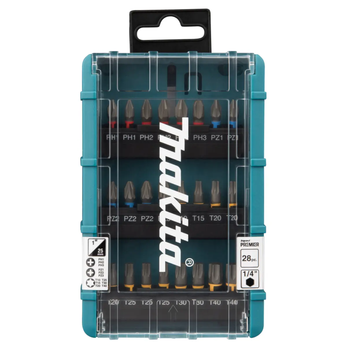 Makita Steckschlüssel-Bit-Set Torsion 28-tlg. Impact Premier - E-25068
