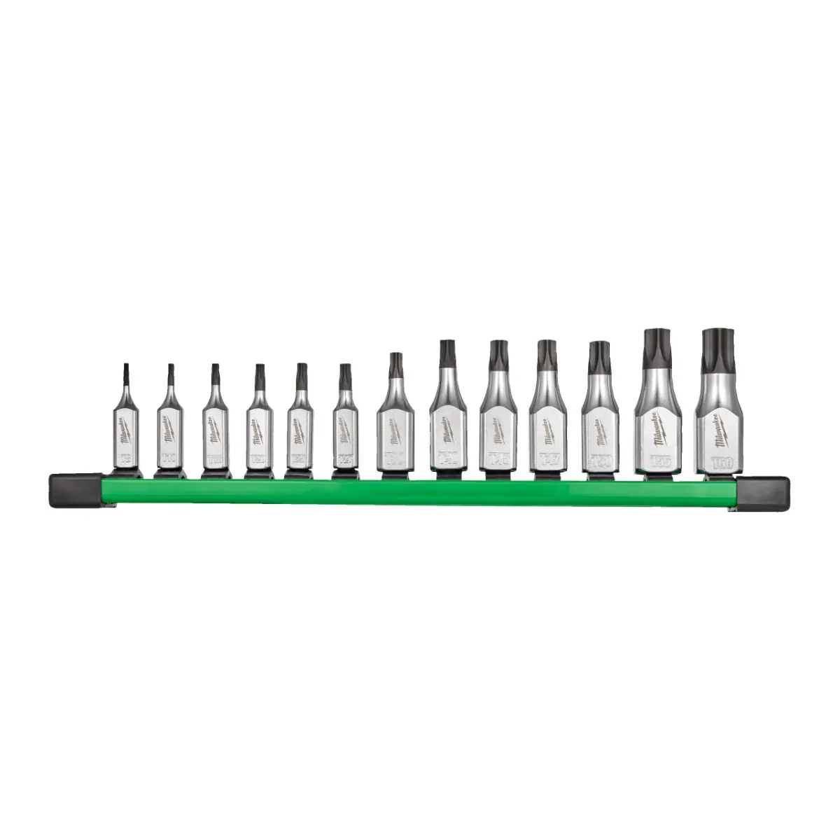 Milwaukee Sicherheits-TX Bit-Steckschlüsseleinsatz 1/4" und 3/8" Set 13-teilig
