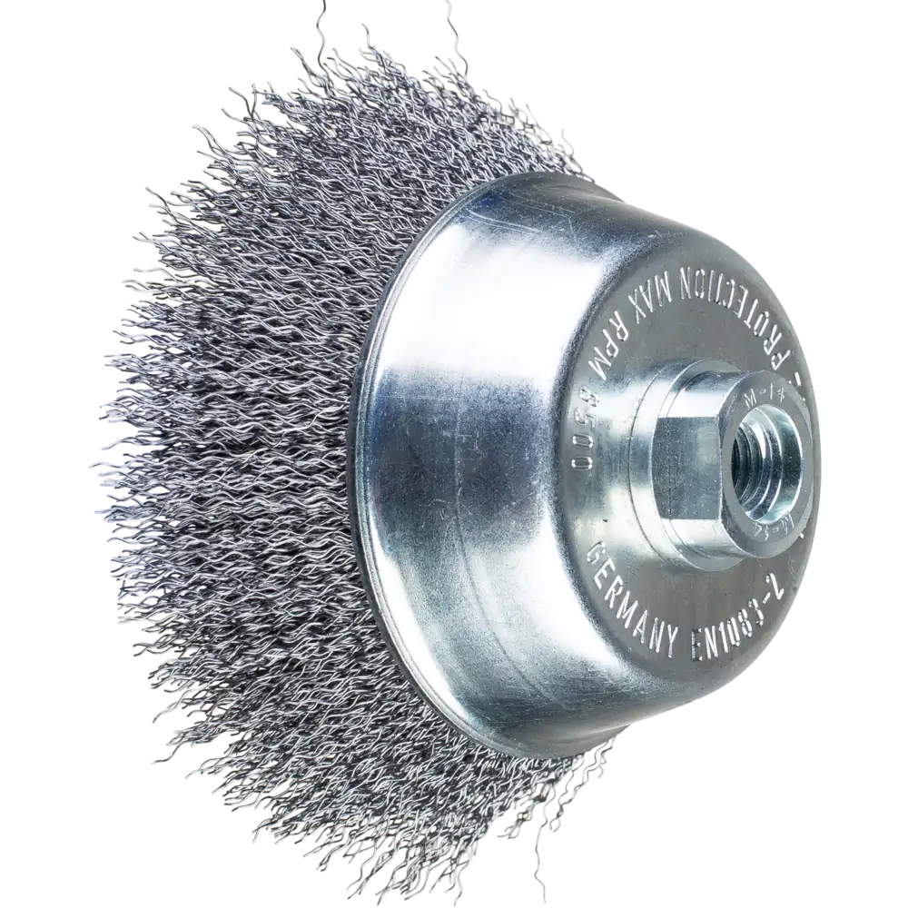 PFERD TOOLS Topfbürste ungezopft TBU M14 Stahl-Draht für Winkelschleifer