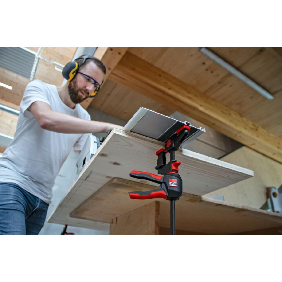 Bessey Einhand-Tischzwinge 360 /2er SET+Adapter