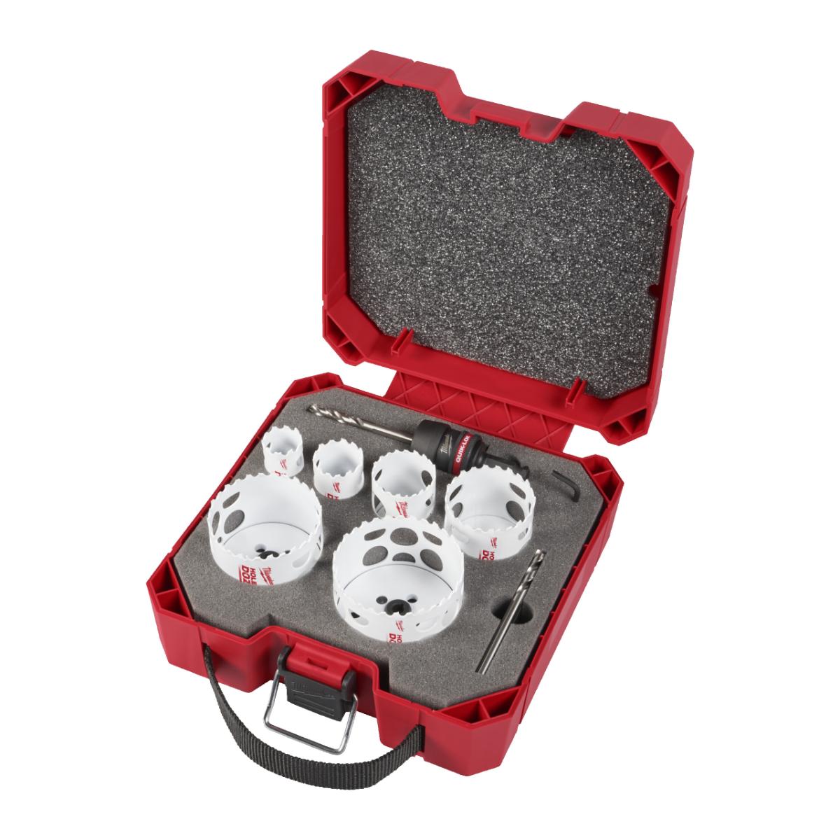 Milwaukee HOLE DOZER Lochsägen QUIK-LOK 9-teiliges Set HOLE DOZER