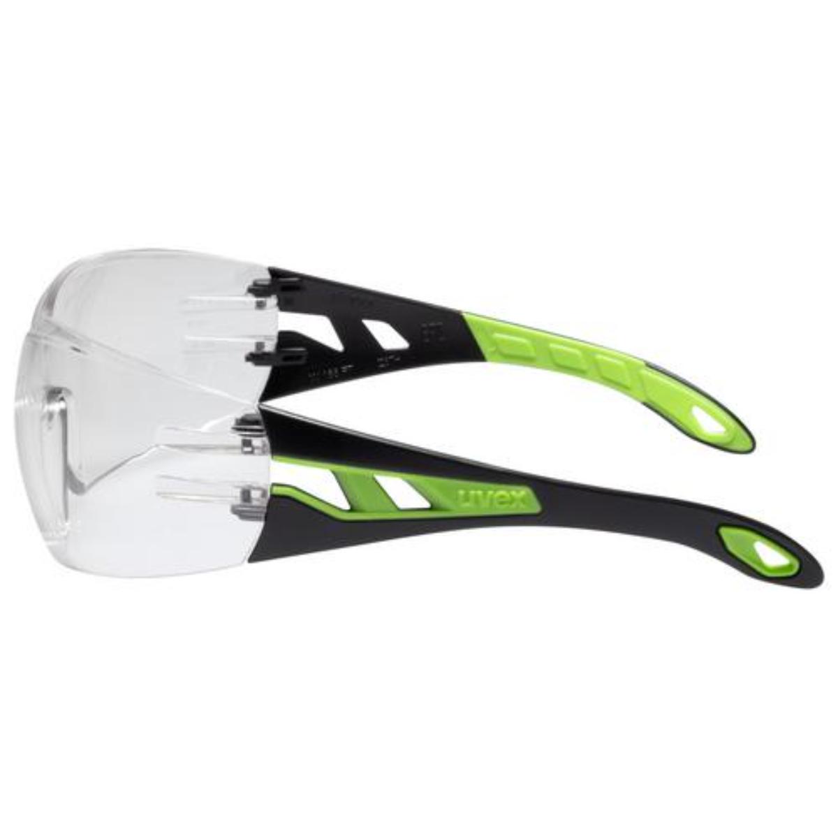 uvex Bügelbrille pheos schwarz, grün