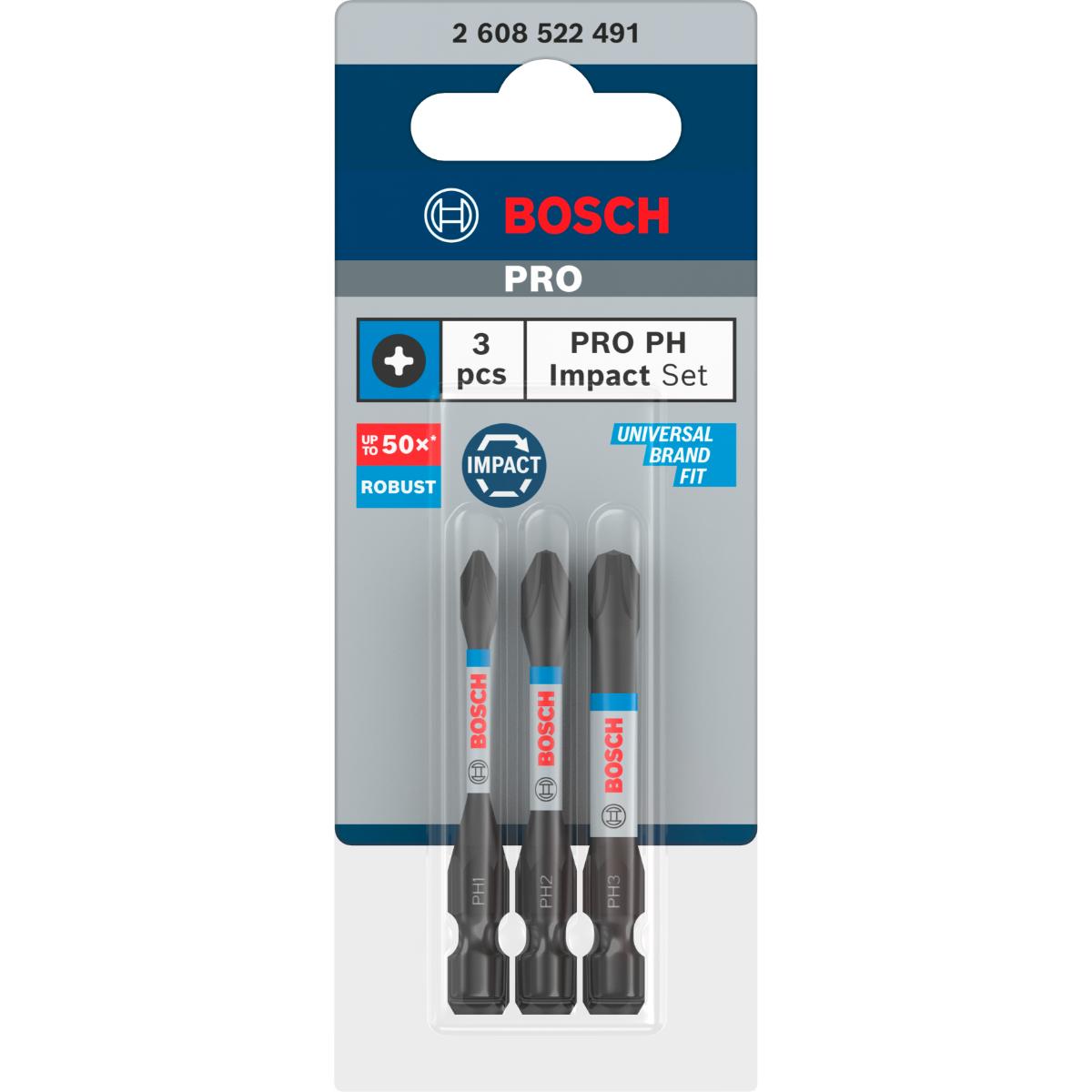 Bosch PRO Impact Control PH1 Insert Bits