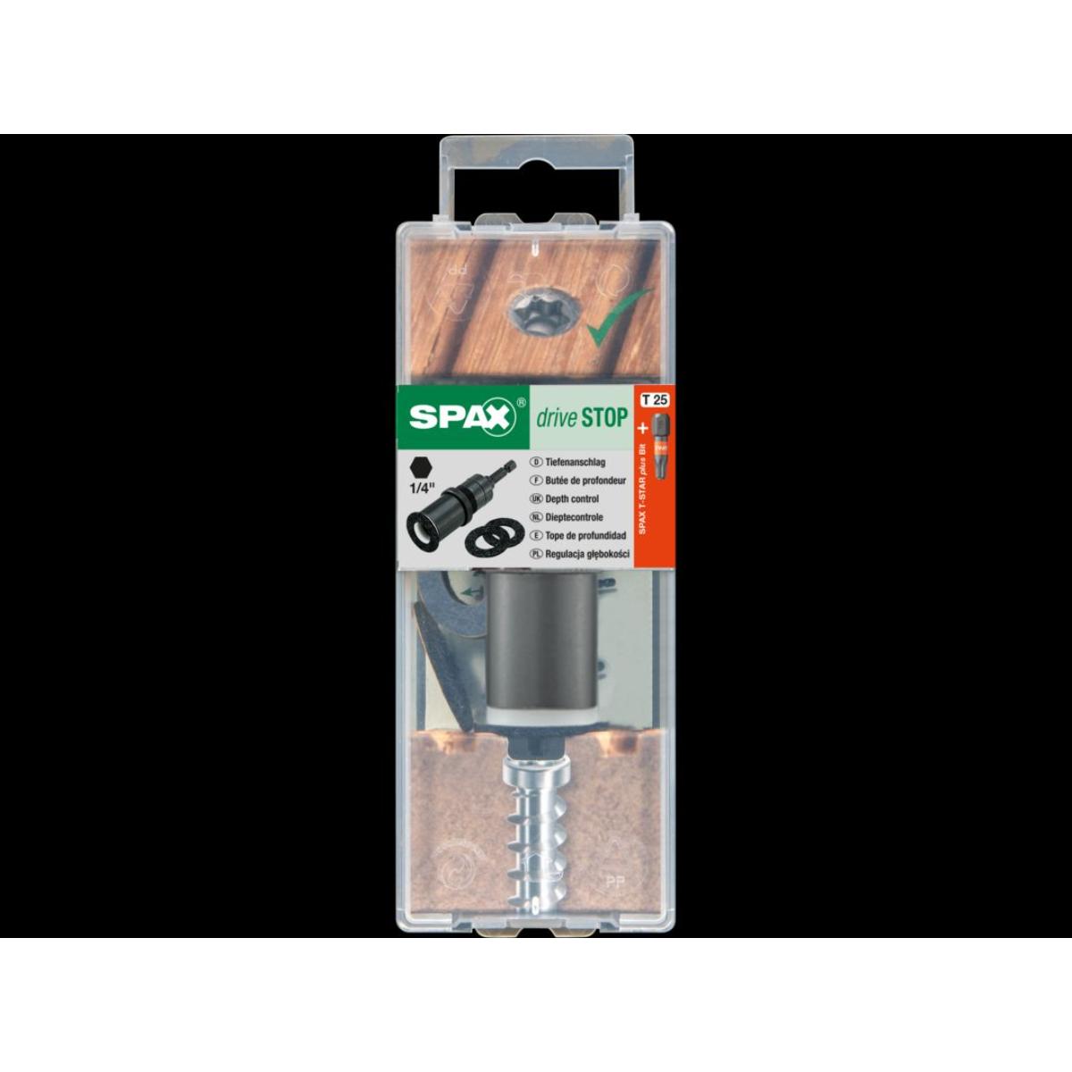 SPAX TIEFENANSCHLAG DRIVE STOP MIT FILZRINGEN UND T25 T-S