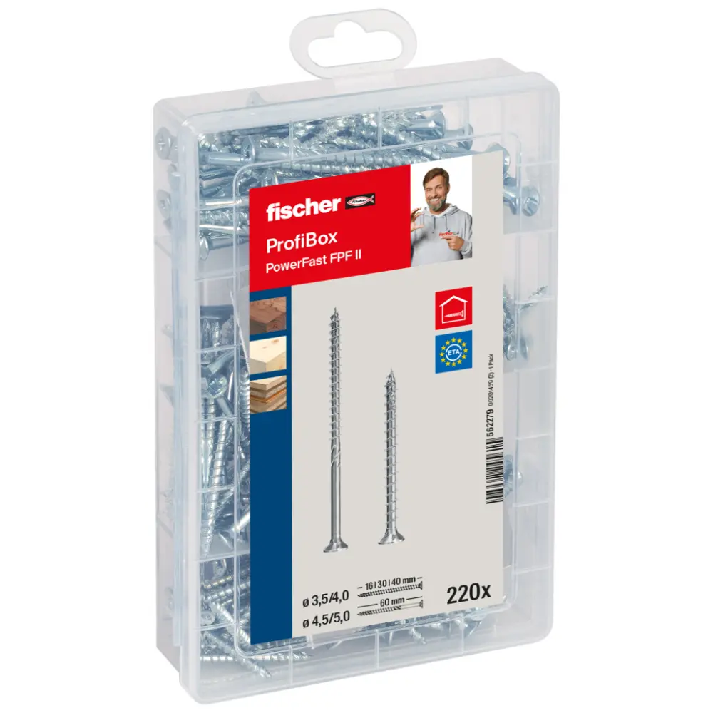 Fischer Sortimentsbox Meister-Box Spanplattenschraube FPF II PZ